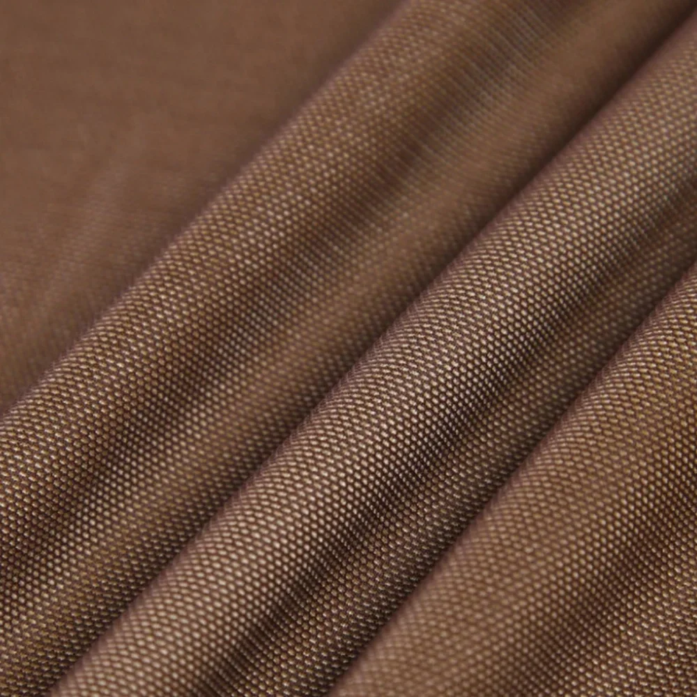 Commense Two-Tone Midi Dress in Beige and Brown - Picture 4 of 4